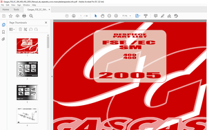 2005 Gasgas TXT pro 400/450 FSM/EC SM Parts List Manual - PDF DOWNLOAD