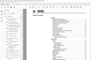 Wacker Neuson Track Excavators 28Z3 Service Manual_1000178347 – PDF DOWNLOAD