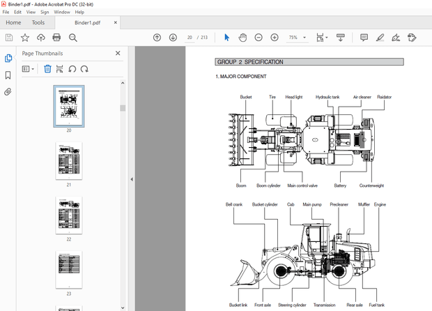 Hyundai SL765 Wheel Loader Service Manual 2023 – PDF DOWNLOAD