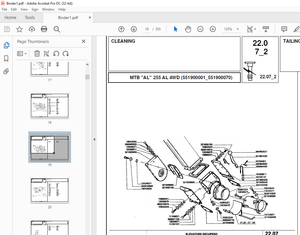 Laverda 255 AL Agricultural Tractor Parts Manual 551900001-551900070 – PDF DOWNLOAD
