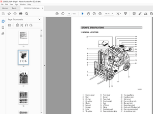 Hyundai Forklift 25/30/33L/35LN-9A Service Manual 2023 – PDF DOWNLOAD