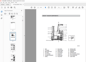 Hyundai 15/18/20/25/25BR-X Forklift Trucks Service Manual 2023 – PDF DOWNLOAD