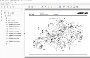 Ammann ASC 130 Single Drum Roller Parts Manual 3001328 - PDF