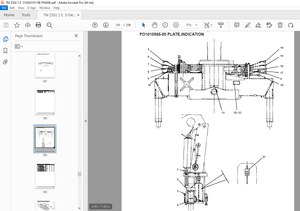 Tadano Crane TM-Z500 31042010110B FRAME/STD,REMOTE-RADIO CONT Parts Manual - PDF DOWNLOAD