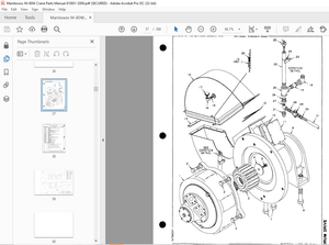 Manitowoc Crane M-80W Parts Manual SN 810931 – PDF DOWNLOAD