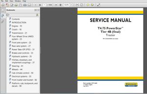 New Holland Tractor T4_75 PowerStar Tier 4B (final) Service Manual_47711469 - PDF DOWNLOAD