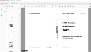 KCM Cummins QSM11 Engine 90Z6 Wheel Loader Shop Manual - PDF DOWNLOAD 