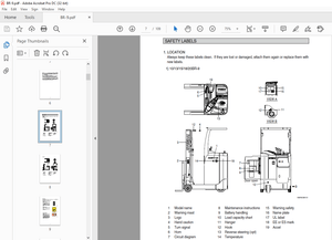 Hyundai 10/13/15/18/20/25/30BR-9 Forklift Operator&#x27;s Manual 2023 - PDF DOWNLOAD