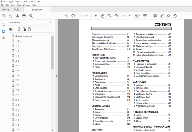 Hyundai R210LC-7 Crawler Excavator Operator’s Manual 2023 – PDF DOWNLOAD
