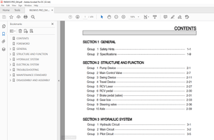 Hyundai R60W VS PRO Crawler Excavator Service Manual 2023 PDF