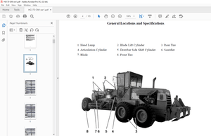 Hyundai HG170 Motor Grader Operation &amp; Maintenance Manual 2023 – PDF DOWNLOAD