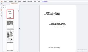John Deere 8320RT, 8345RT, &amp; 8370RT Tractors Repair Technical Manual TM119319 – PDF DOWNLOAD