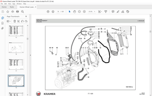 KRAMER Wheel loader 750 Spare Parts List Manual SN346030001 – PDF DOWNLOAD