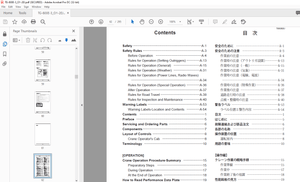 Tadano Forklift Truck Crane TG-800E-3 Operation and Maintenance Manual PDF