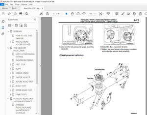 Mitsubishi Outlander 2013 6B3 (GF4W) Pre-Delivery &amp; Periodic Inspection &amp; Maintenance Manual PDF
