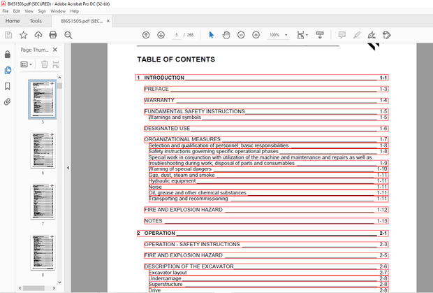 Cat Bucyrus RH 120E Hydraulic Excavator OPERATING INSTRUCTIONS MANUAL BI651505 – PDF DOWNLOAD