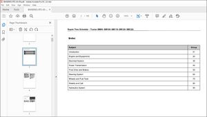 Valtra BM85 BM100 BM110 BM120 BM125i Tractor Repair Time Schedule Manual – PDF DOWNLOAD