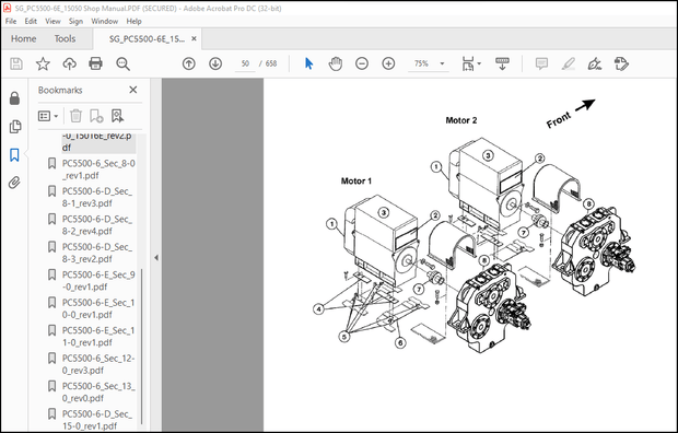 Komatsu Mining Germany PC5500-6 Service Manual – PDF DOWNLOAD
