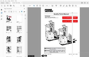 BT PRIME MOVER RTX35/45 QUALITY PARTS MANUAL 310427-000 - PDF DOWNLOAD