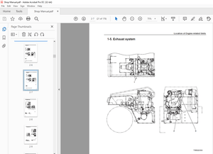 Sakai Asphalt Roller SW352 TW352 SW502 TW502 Service Manual PDF
