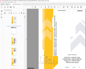 Haulotte Forklift HT28 RTJ O – HT28 RTJ O SW Manuel d’utilisation – PDF DOWNLOAD