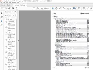 Komatsu WA470-8E0 Wheel Loader Shop Manual SEN06753-02 – PDF DOWNLOAD