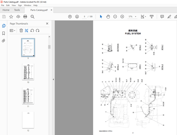 Sakai Soil Roller SV410D-2 SV410T-2 SV410TF-2 VIBRATING ROLLER Parts Manual - PDF