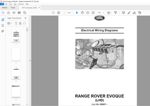 2014 Land Rover L538 RANGE ROVER SPORT (LHD) Electrical Wiring Diagrams Manual – PDF DOWNLOAD