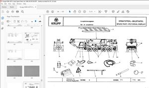 KRUPP KMK 4070 Truck Crane Parts Manual EN_DE – PDF DOWNLOAD
