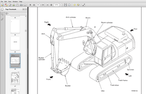 Komatsu PC340-6K, PC340LC-6K, PC340NLC-6K Hydraulic Excavator Operation &amp; Maintenance Manual PDF