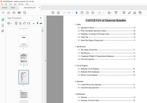 Hyundai HW250 MH Material Handler Operator’s Manual 2023 – PDF DOWNLOAD