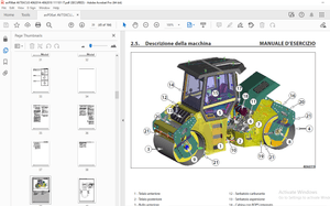AMMANN AV 70 X Rullo articolato tandem Manuale d‘uso 4062014 - PDF