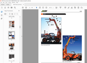 XTREME Telehandler XR1734 Cummins Tier 4F Operation &amp; Safety Manual PDF