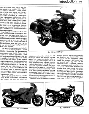 Triumph Daytona 900 885cc Service Repair Manual 1992 – 1996 – DOWNLOAD