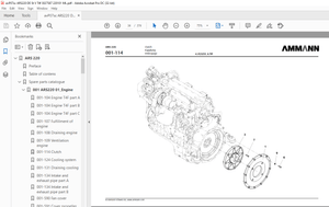 Ammann ASC 220 Single Drum Roller Parts Manual 3027587 PDF