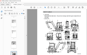Hyundai HX48A Z Compact Excavator Operator’s Manual 2023 – PDF DOWNLOAD