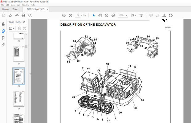 Cat Bucyrus RH90C Hydraulic Excavator OPERATING INSTRUCTIONS MANUAL BI651523 PDF