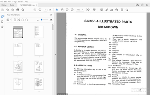 Drexel SL44/3 SwingMast Lift Truck Parts Manual 1412558 (Section 4) – PDF DOWNLOAD