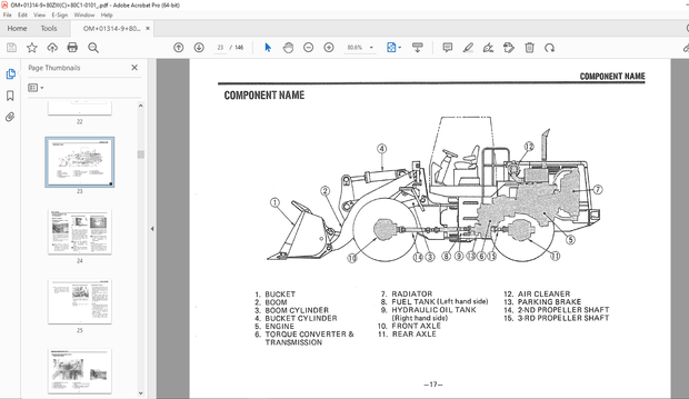Kawasaki 80ZIII Wheel Loader Cummins 6CT8.3 Engine Operation &amp; Maintenance Manual - PDF DOWNLOAD
