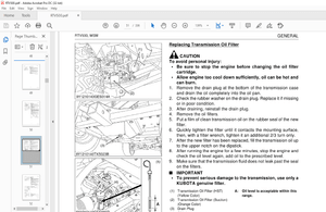 Kubota Utility Vehicle RTV500 Workshop Manual – PDF DOWNLOAD
