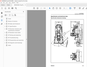 Komatsu WHEEL DOZER WD600-6R service Repair WorkShop Manual SEN06588-03 - PDF DOWNLOAD