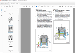 Komatsu PC200-8M0,PC200LC-8M0,PC200-8M1 Hydraulic Excavator Repair Service  Manual SENC0010-00 - PDF