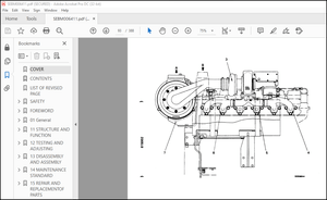 Komatsu 125-2 Series Diesel Engine Shop Manual SEBM006411 – PDF DOWNLOAD