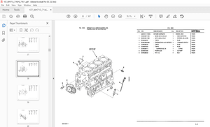 Komatsu FORKLIFT WH713-1 WH714-1 WH714H-1,WH716 Telescopic Handler Parts Manual  - PDF DOWNLOAD