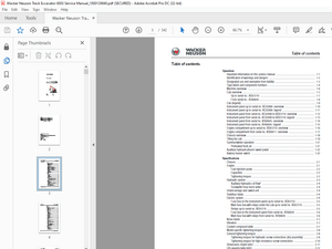 Wacker Neuson Track Excavator 6003 Service Manual_1000129840 – PDF DOWNLOAD
