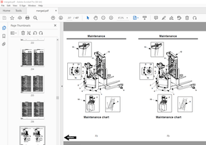 BT Prime-Mover WSX22 WSX30 WSX40 Electric Straddle Stacker Truck Operator&#x27;s Manual - PDF DOWNLOAD 