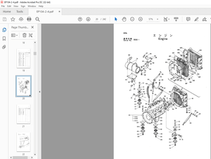 Hitachi Hydraulic Excavator UH033 Parts List Manual(EP1049-2-4) – PDF DOWNLOAD