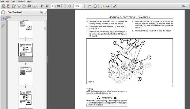New Holland Yard Tractor LS Series Supplement Service Repair Manual (87014217) – NH LS Series