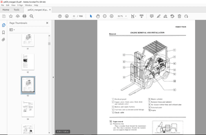 Mitsubishi Forklift Truck 4G63 4G64 6G72 Service Manual P.NO.99729-75100 - PDF DOWNLOAD