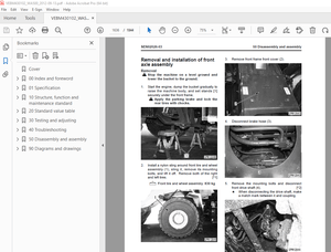 Komatsu WA500-6 Wheel Loader Shop Manual VEBM430102 - PDF DOWNLOAD 